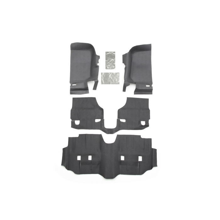 Bedrug Jeep Bedtred 4Dr Front 4Pc Floor Kit (Inc Heat Shields) Model BTJK07F4