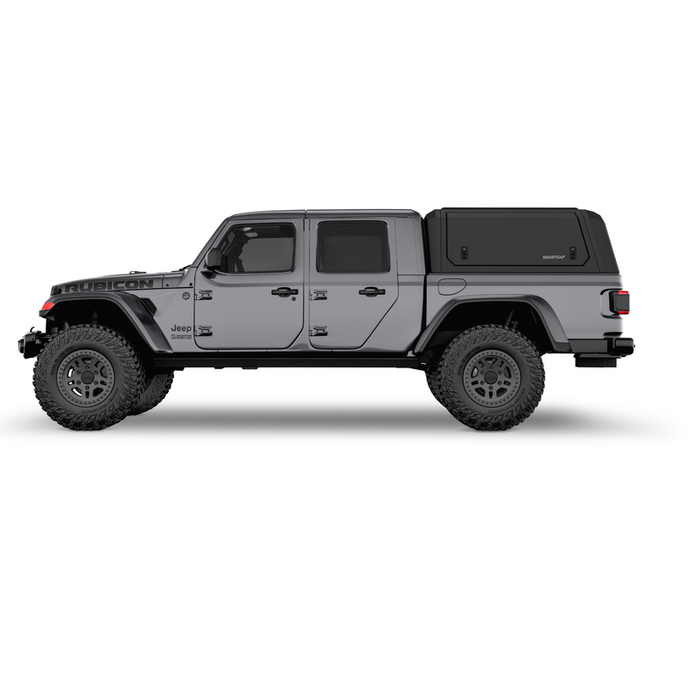 SmartCap Matte Black Truck Bed Cap EVOd Defender Series w/ Horizontal Locks Model ED0601-MB