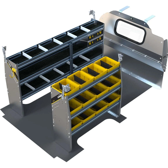 Ranger Design Aluminum Van Shelving Package for Chevrolet Express 135" Wheelbase Model GSR-27