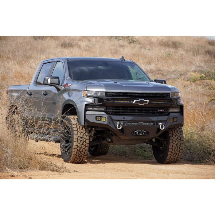 DV8 Offroad 2019-2021 Chevrolet Silverado Spec Series Front Bumper Model FBCS1-07