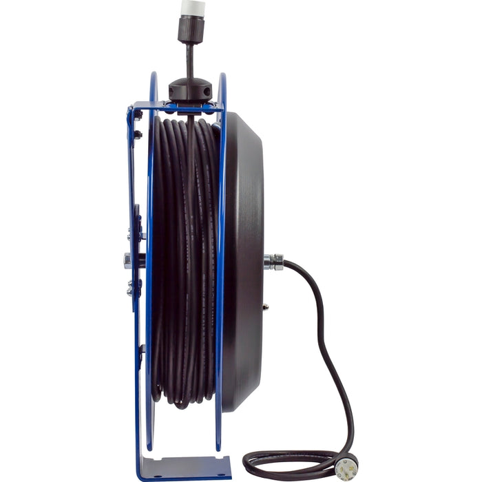 Coxreels PC Series Spring Driven Cord Reel Single Industrial Receptacle 12 GA x 100 ft. - Cord Included Model PC24-0012-A