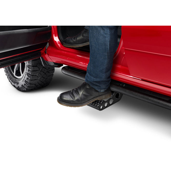 N-Fab RKR Step System Textured Black Steel Model D194RKRCCS4