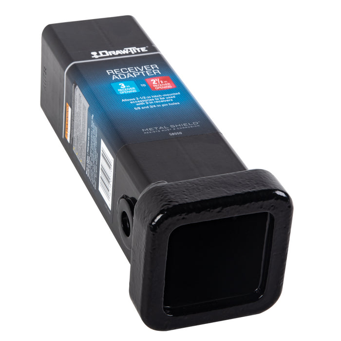 Draw-Tite Trailer Hitch Adapter, from 3 in. to 2-1/2 in. Square Receiver, 10 in. Length Model 58550