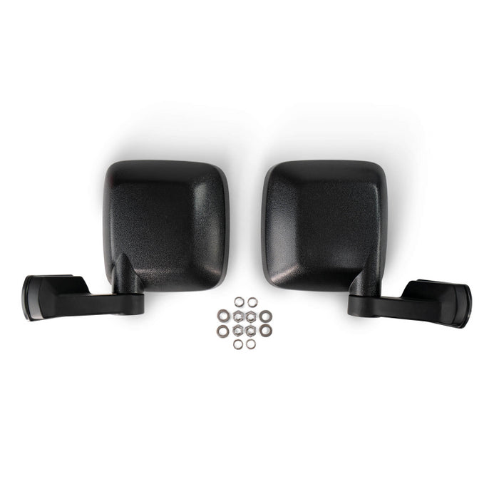 DV8 Offroad 2018-2025 Jeep Gladiator JT WranglerJL JLU Front Half-Doors With Alum Mesh Model HDJL-01F