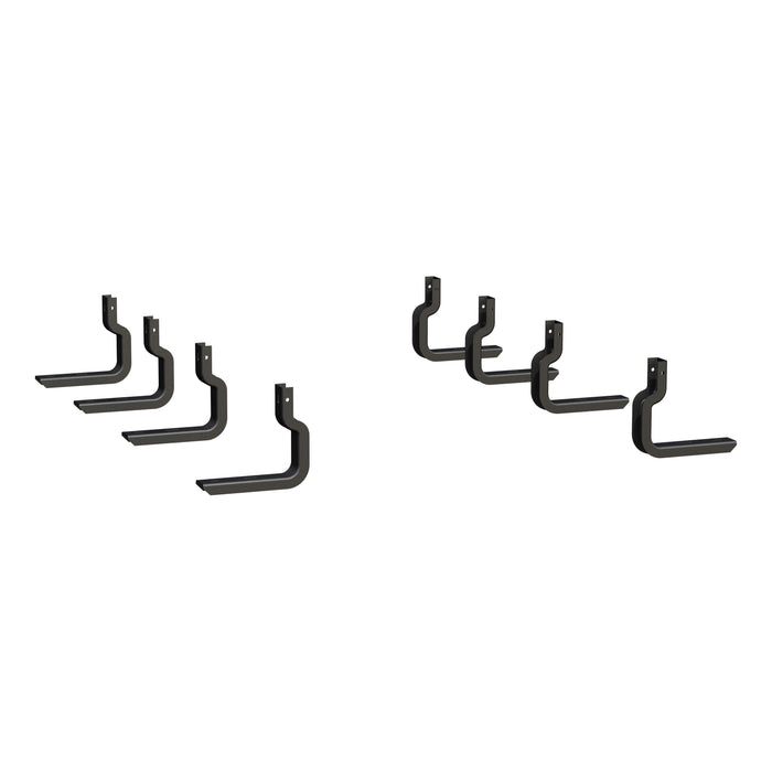Luverne Regal 7 Black Stainless 78" Oval Side Steps Select Ford F-150 Model 277078-400922