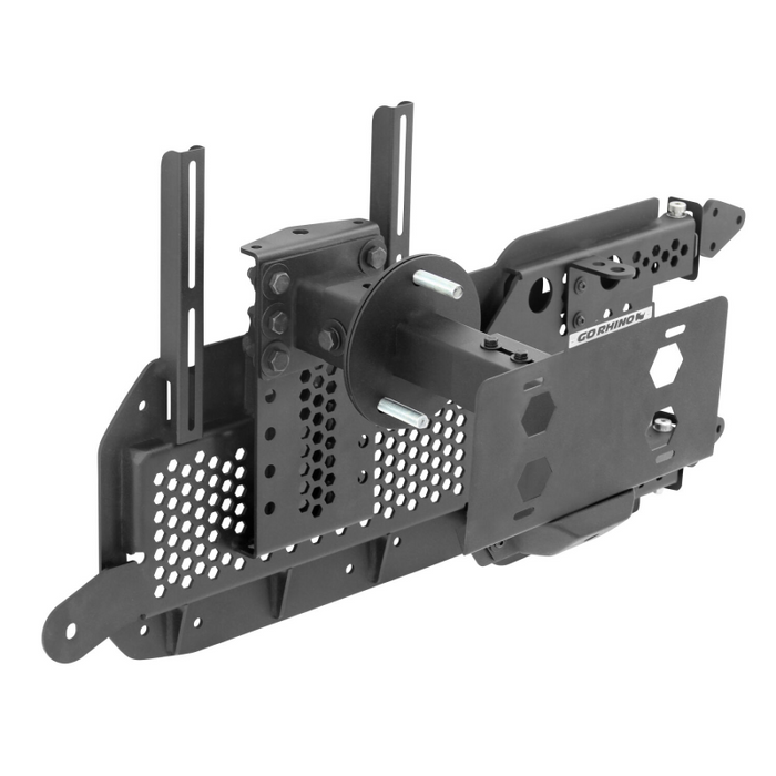 Go Rhino Rockline Low Profile Body Mount Tire Carrier For Jeep Model 27137T