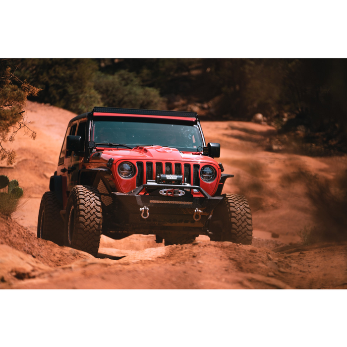 DV8 Offroad 2018-2025 Jeep Jeep Gladiator JT Wrangler JL JLU LED Headlights - Chrome Model HLCJL-01