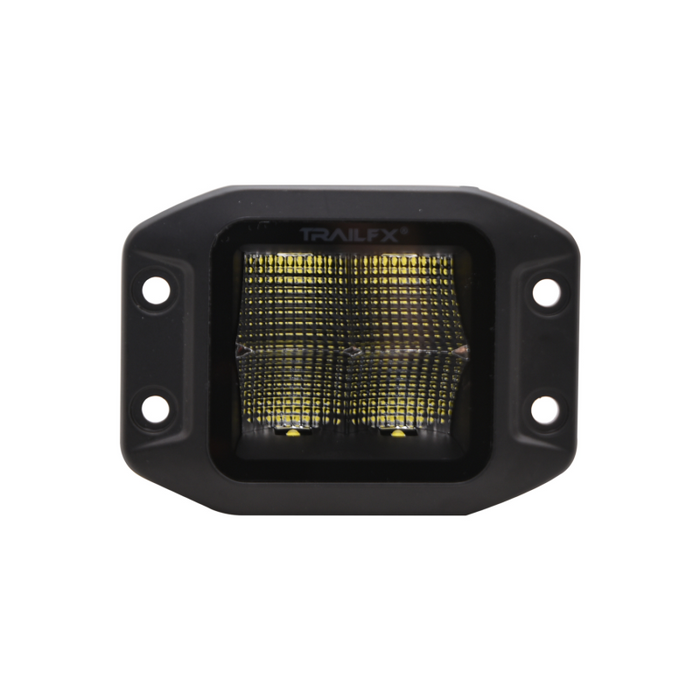 TrailFX Black Pod 4X5W Flush Mount Flood Single Model 2X2CFFMB