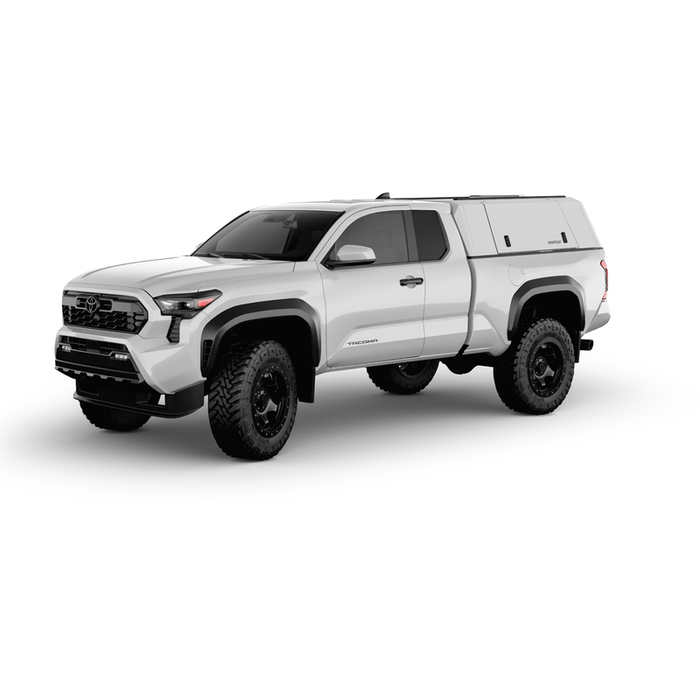 SmartCap OEM White Truck Bed Cap EVOc Commercial Series w/ Vertical Locks Model EC1313-WH