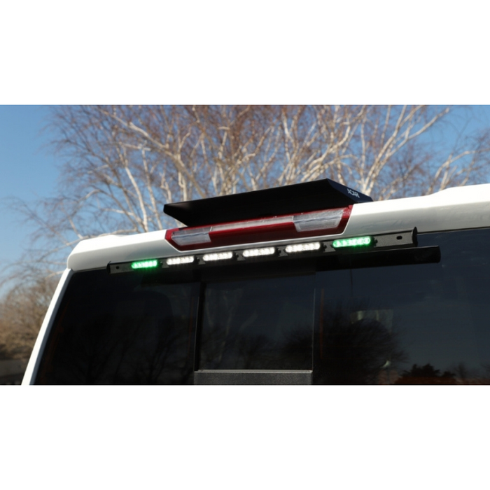 ACARI 20" Talon Series Aluminum Drill-Free Light Mount for 2020 - Present Chevrolet Silverado/GMC Sierra 1500 - 4500 Spoiler Model AT-GM-SPL
