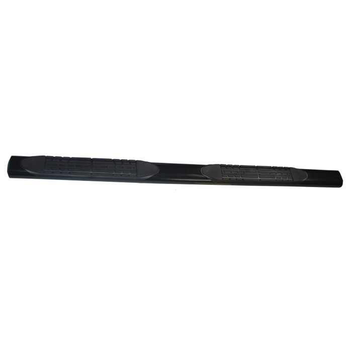 TrailFX 4" Oval Straight Step Nerf Bars W/ Step Pads Powder Coat Black Steel Model 2930313043