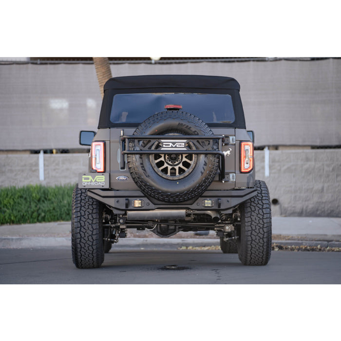DV8 Offroad 2021-2025 Ford Bronco Fs-15 Series Rear Bumper Model RBBR-02