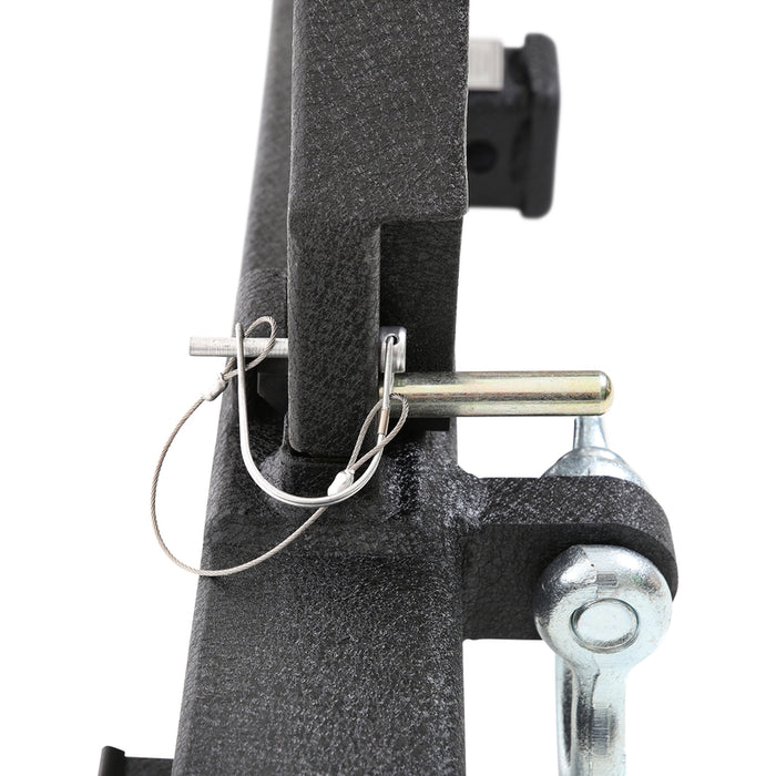 Smittybilt SRC Classic Rear Bumper W/ D-Rings, Hitch & Tire Carrier - Model 76651D
