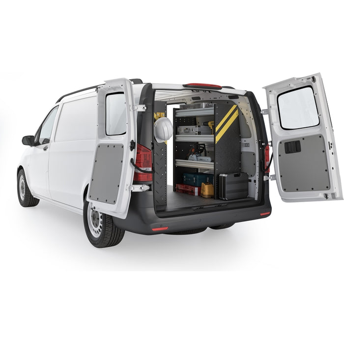 Ranger Design Contractor Van Shelving Package for Mercedes Metris All Wheelbase - Single Sliding Door Model MML-10