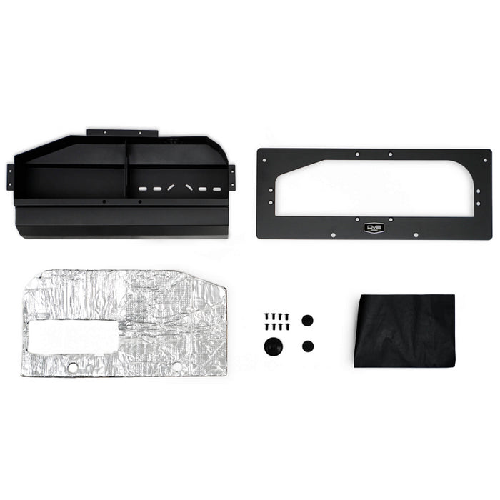 DV8 Offroad 2021-2025 Ford Bronco Air Compressor Mount Storage Box Model CMBR-01