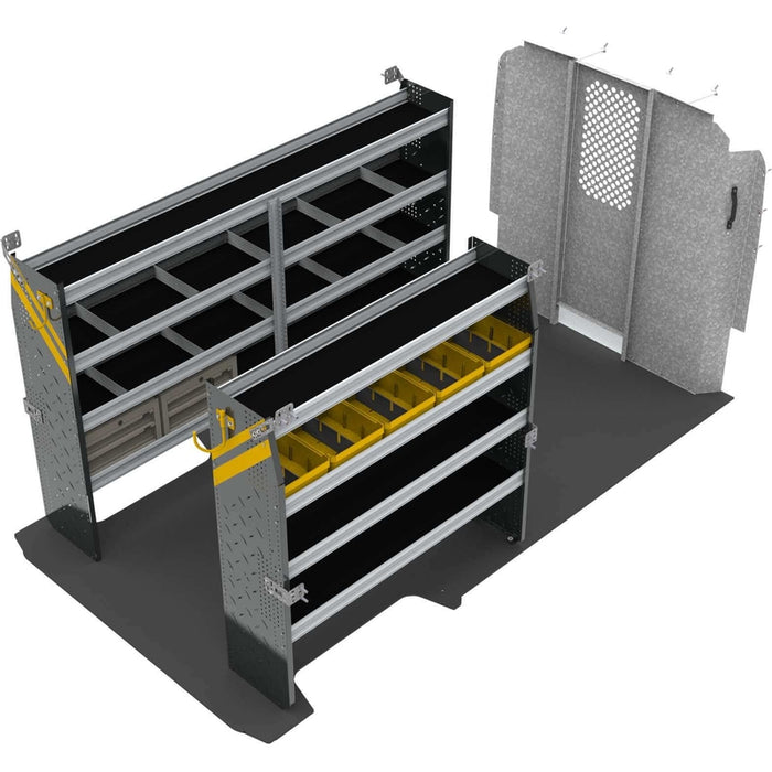 Ranger Design Mobile Service & Plumbing Van Shelving Package for RAM ProMaster 159" Wheelbase Model RPL-16