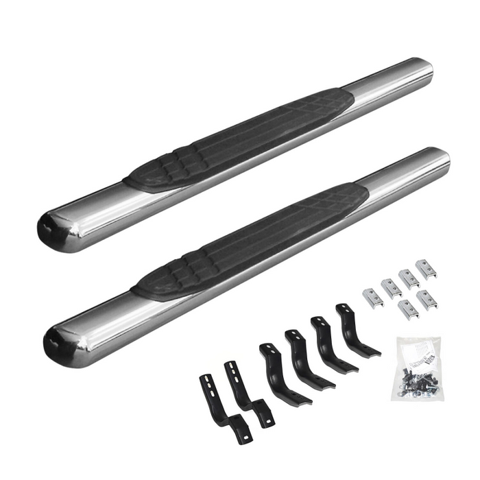 Go Rhino 4" OE Xtreme Step Nerf Bars with Mounting Brackets Kit Model 684404552PS