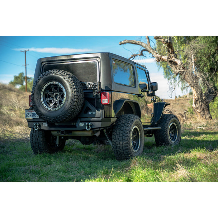 DV8 Offroad 2007-2018 Jeep Wrangler JK JKU Mto Series Rear Bumper Model RBJK-13