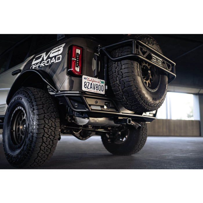 DV8 Offroad 2021-2025 Ford Bronco Competition Series Rear Bumper Model RBBR-04