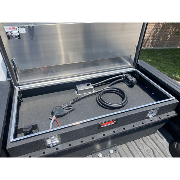 The FuelBox Tank and Tool Box Combo 87 Gallon Smooth Spray Liner Finish Model FTC90MS