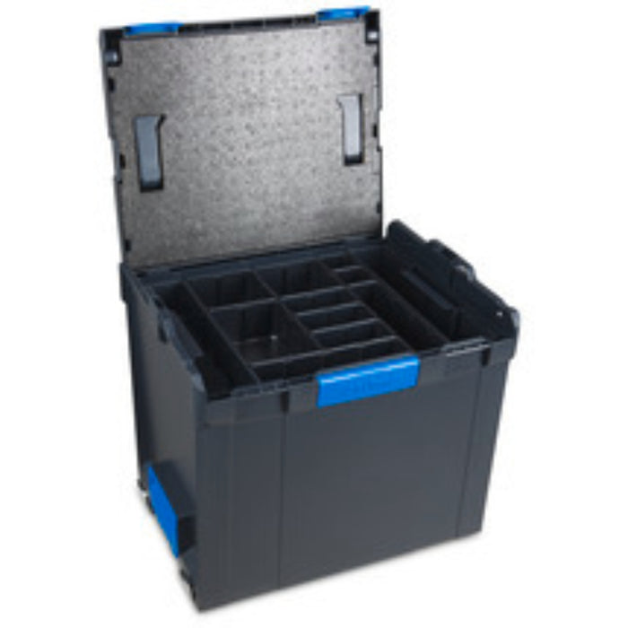 Sortimo L-BOXX 374 G Including Divider Set 4F And 12 Insetboxes H63  14 In x 17 In x 15 In Model 1000011197