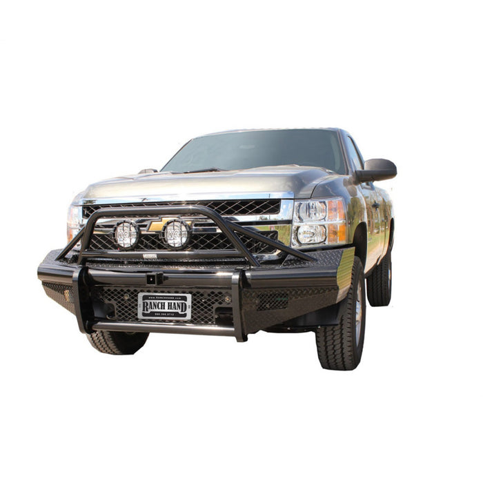 Ranch Hand Legend BullNose Series Front Bumper Fits Select 11-14 Chevrolet Silverado 2500 HD/3500 HD Model BTC111BLR