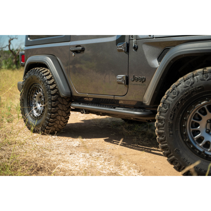 DV8 Offroad 2-Door OE Plus Running Boards Model SRJL-10