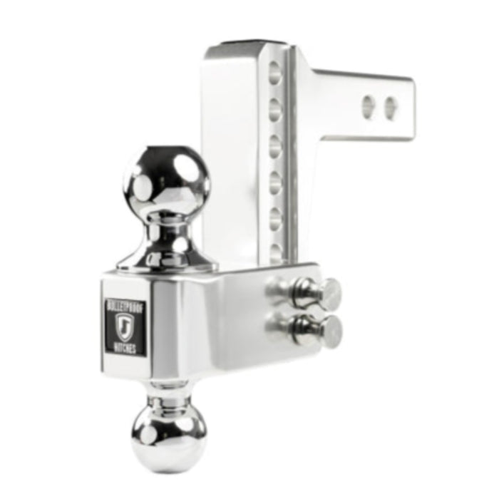 BulletProof Hitches 2.0" Aluminum Medium Duty 4" Drop/Rise Hitch Model AL204