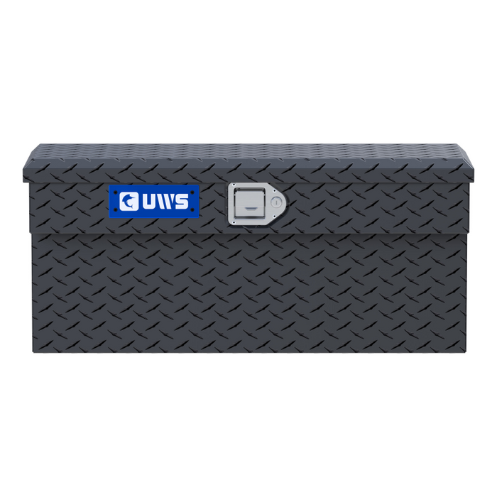 UWS Matte Black Aluminum UTV Side Tool Box - Polaris Ranger Model UTV-SM33-MB