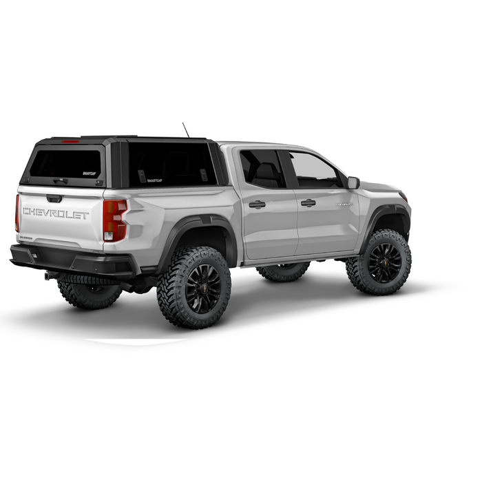 SmartCap Matte Black Truck Bed Cap EVO Sport Series w/ Vertical Locks Model EV0113-MB
