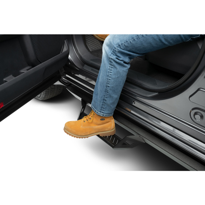N-Fab Predator Pro Side Steps Textured Black Aluminum Model PRT2282CC-TX