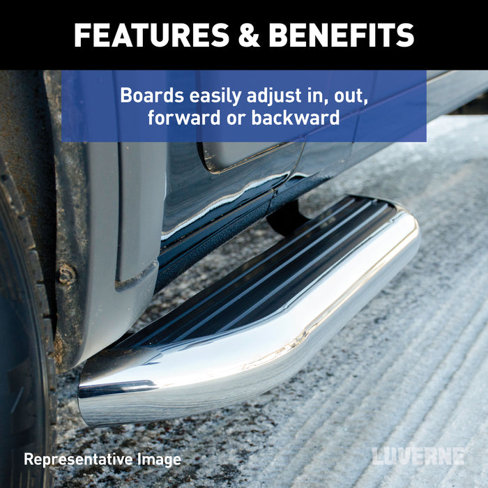 Luverne MegaStep 6-1/2" x 36" 100" Aluminum Running Boards Select Ram ProMaster Model 575100-571477