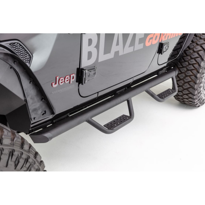 Go Rhino Dominator Xtreme D2 Side Steps with Rocker Panel Mounting Bracket Kit Model D224506T