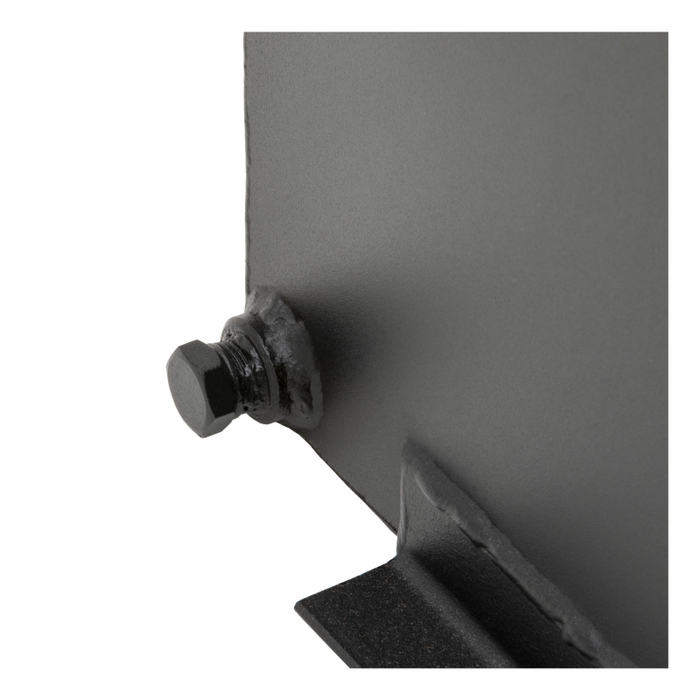 UWS Matte Black 100-Gallon L-Shape Steel Transfer Tank Model ST-100-L-MB