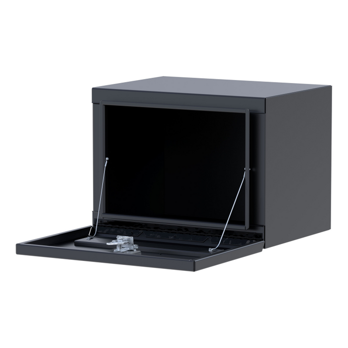 UWS Matte Black Steel 24" Single-Door Underbody Tool Box Model ST-TBUB-24-MB