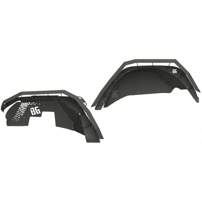 Bodyguard JL Fender System - Narrow Version Front And Rear Liners And Fender Flares Texture Black Powder Coat Model 20075T