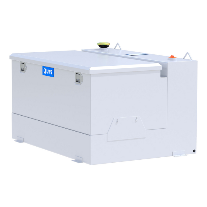 UWS White 85-Gallon Steel-Aluminum Combo Transfer Tank Model ST-85-COMBO-W