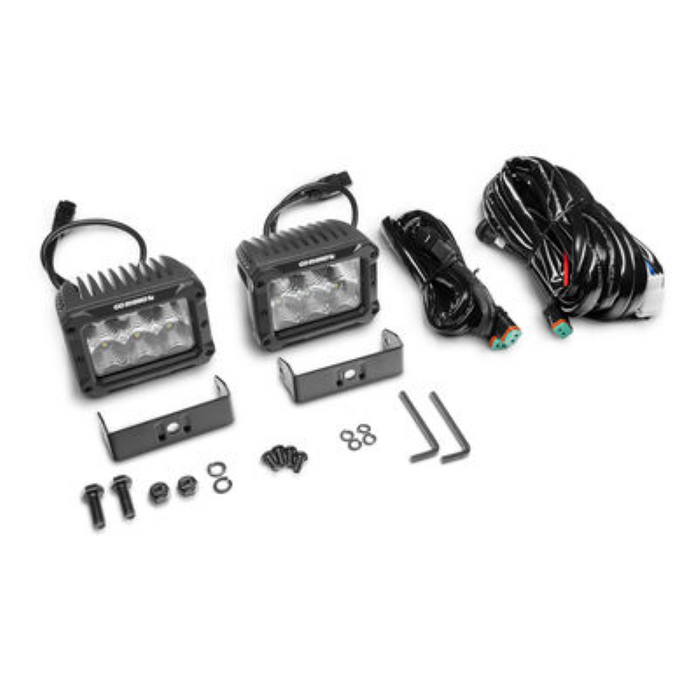 Go Rhino Bright Series 4x3 Rectangular LED Flood Lights Model 753003023FBS