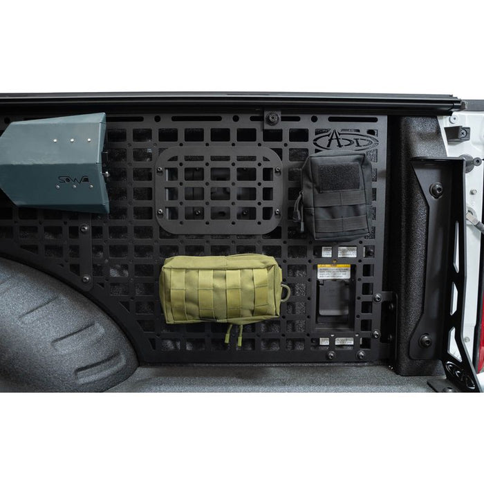Addictive Desert Designs 23 Ford Super Duty Bed Side Molle Panels Passenger Full Kit Model AC8103301NA