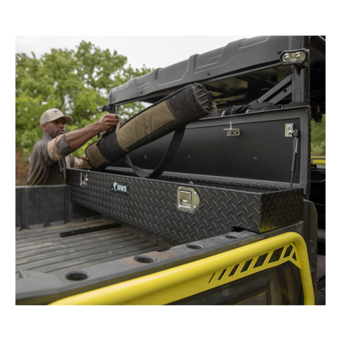 UWS Matte Black Aluminum UTV Tool Box - Polaris Model 8500000