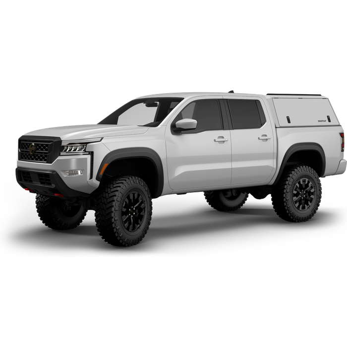 SmartCap OEM White Truck Bed Cap EDGE Defender Series w/ Vertical Locks Model ED0930-WN