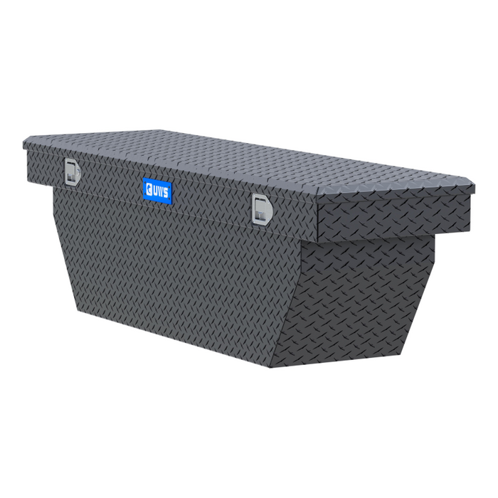 UWS 69" Deep Angled Crossover Truck Tool Box Model TBSD-69-A-MB