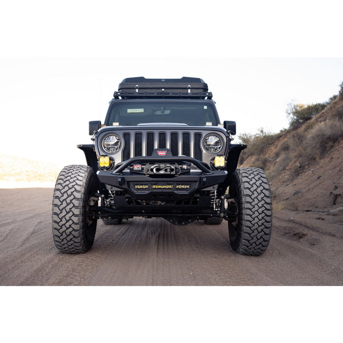 DV8 Offroad 2018-2025 Jeep Gladiator Wrangler Spec Series Front Bumper Model FBJL-09