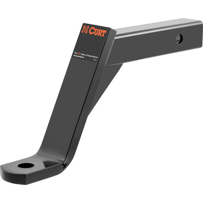CURT Class 3 Trailer Hitch Ball Mount, Imported, Fits 2-Inch Receiver, 5,000 lbs, 1-Inch Hole, 8-Inch Drop Model 45891