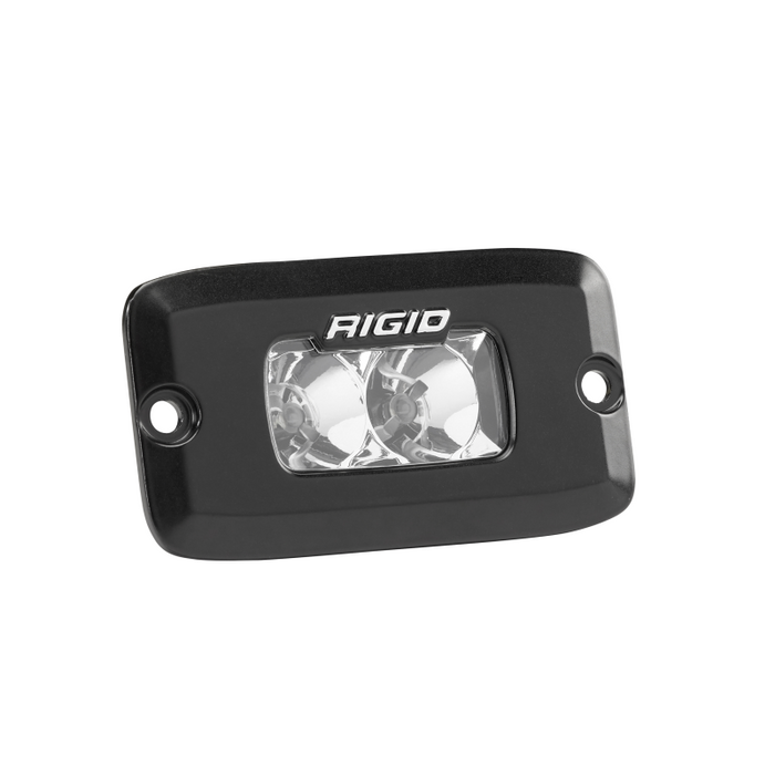 Rigid Industries SR-M Series PRO, Flood Optic, Flush Mount, Black Housing, Single Model 922113