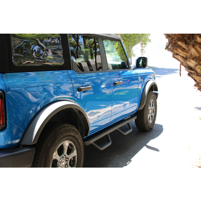 Go Rhino Dominator Xtreme D2 Side Steps with Rocker Panel Mounting Bracket Kit Model D224129T