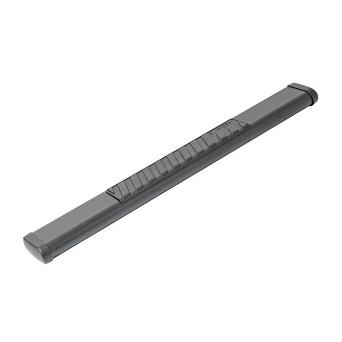 Dee Zee Textured Black Steel Step Nerf Bars 6 in. Oval Cab Length Model DZ16101