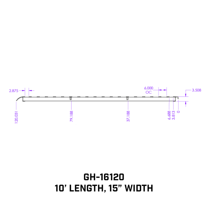Gen-Y 1 pair Heavy Duty 10 foot Aluminum Loading Ramps 15