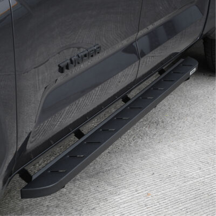 Go Rhino RB10 Slim Line Running Boards with Mounting Brackets Kit Crew Max Model 63443687SPC