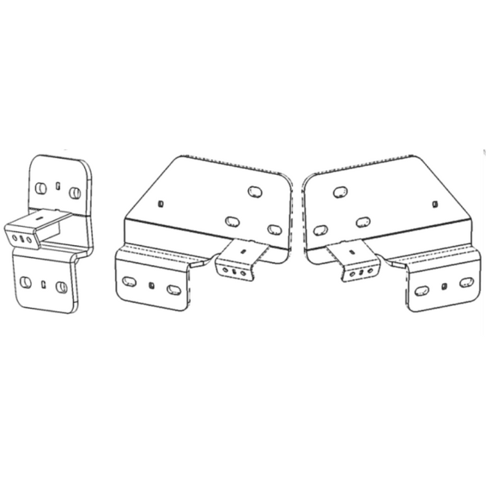 Go Rhino Dominator Xtreme D1 D2 D6 DSS DT Side Steps MOUNTING BRACKETS ONLY Model D64205TK